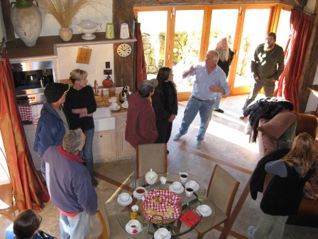 Natural Building workshop - visit to strabale built Lodge of Tikana, Browns